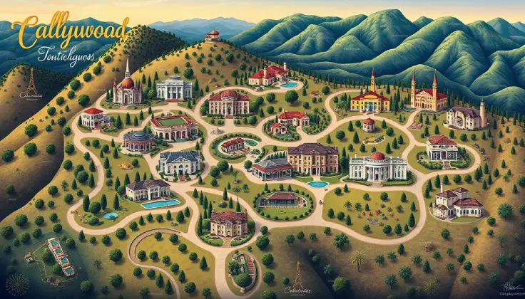 map of celebrity homes in calabasas