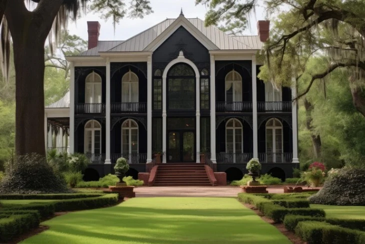 A stunning view of the luxurious Joey Fatone House located at 9726 Kilgore Road in Orlando.