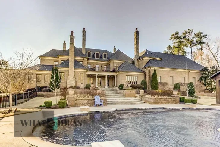 Ja Morant House: $3.05 million French country estate in Eads, Tennessee with indoor basketball court and pool.