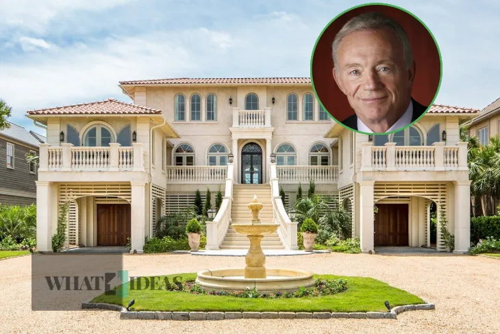 Jerry Jones house: $28.1 million Mediterranean mansion in Dallas with zodiac ceiling and two-story library.