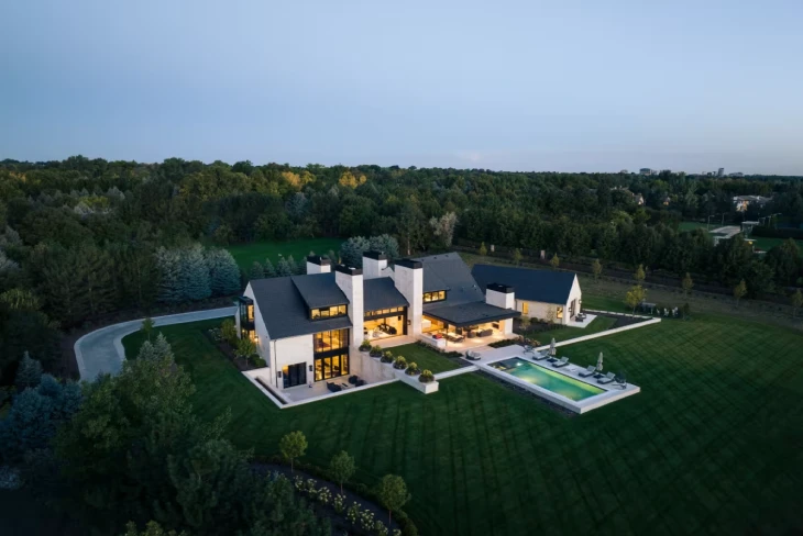 Nikola Jokic house: A luxurious 29-room mansion in Cherry Hills Village, Colorado, featuring a resort-style pool and modern amenities.